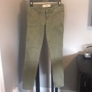 Hollister green denim